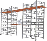 Andaimes no Centro de Recife